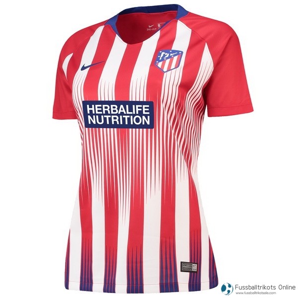 Atletico Madrid Trikot Heim Damen 2018-19 Rote Fussballtrikots Günstig